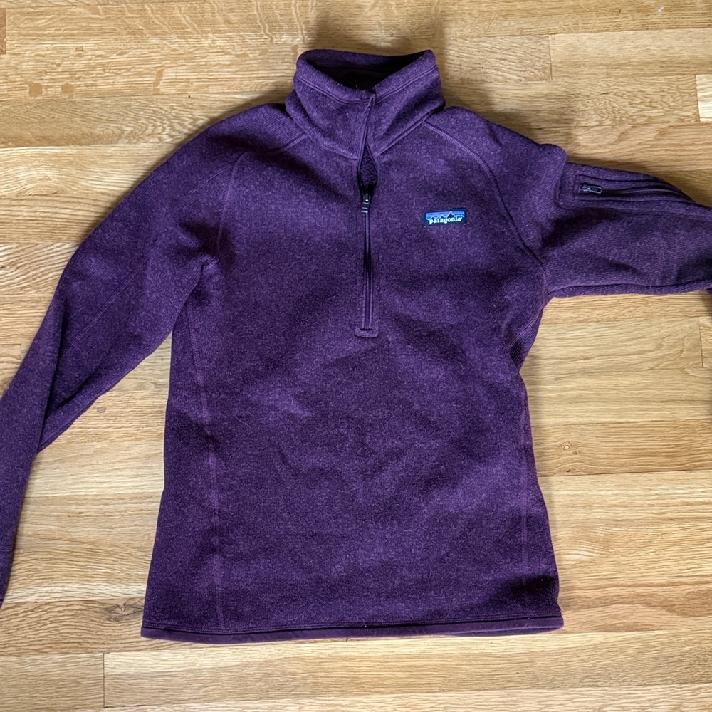 Patagonia Maroon Quarter Zip